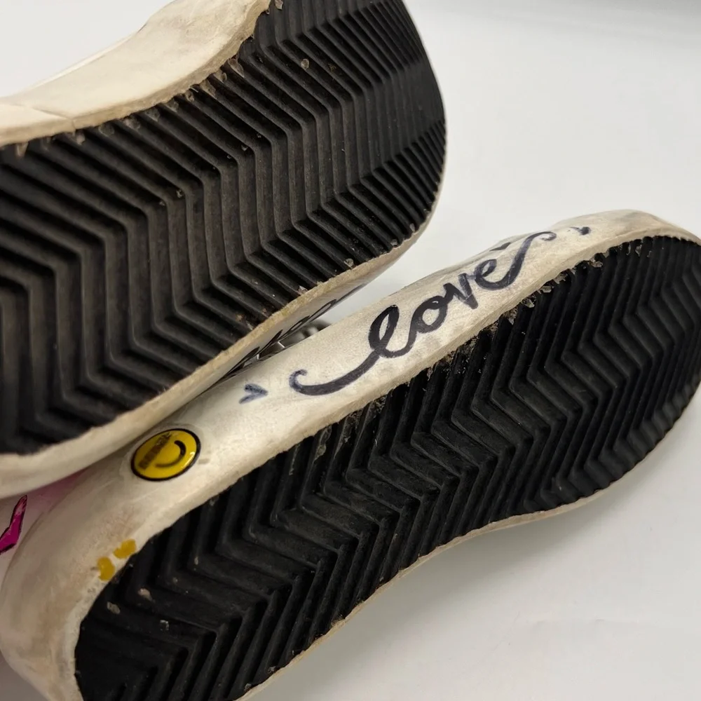 Golden Goose SuperStar Kids White Leather Sneakers - Picture 9 of 13